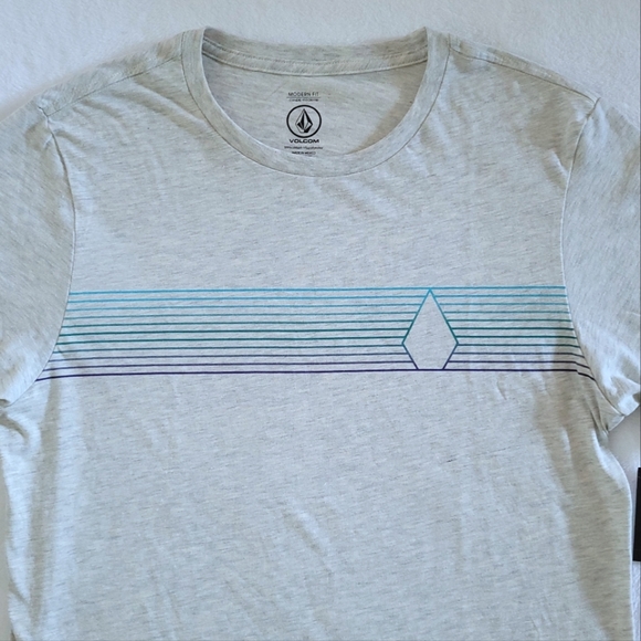 Volcom💎 Heather Grey "Optic"👁 Graphic Tee👕 - NWT - Picture 11 of 14
